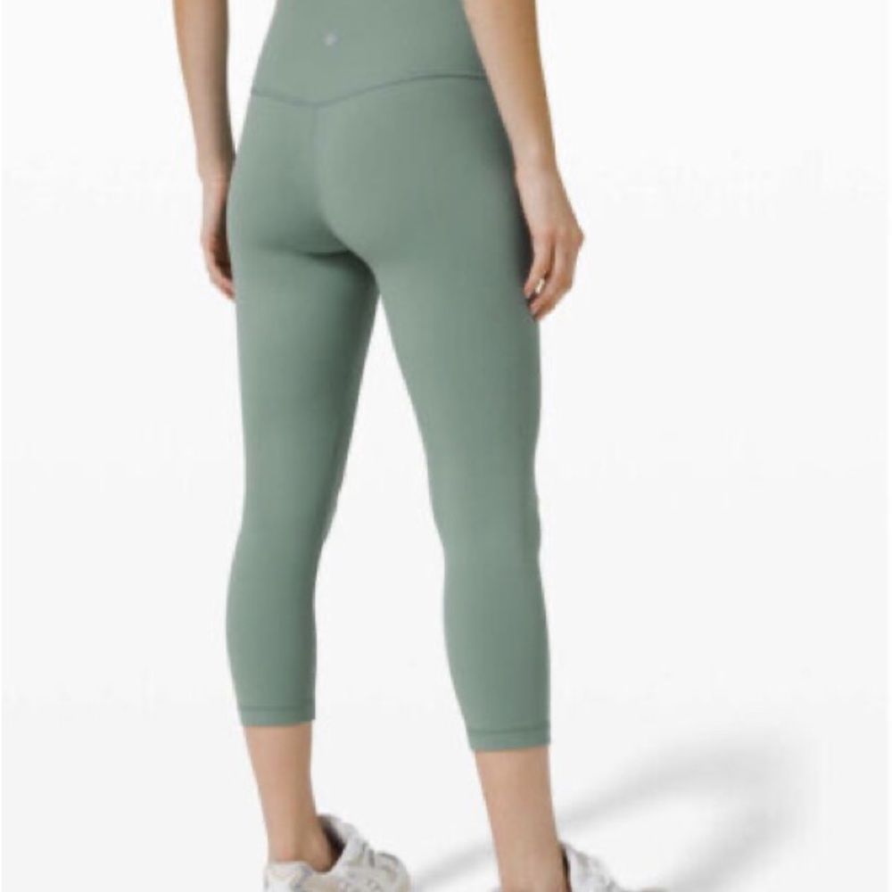 Lululemon Align legging tidewater teal NWT 21”, size 4